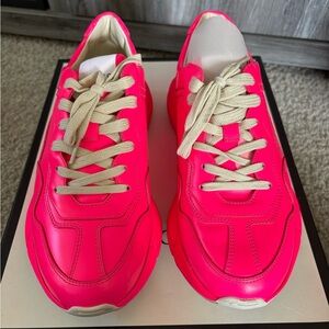 Gucci Neon Pink Men's Sneakers
